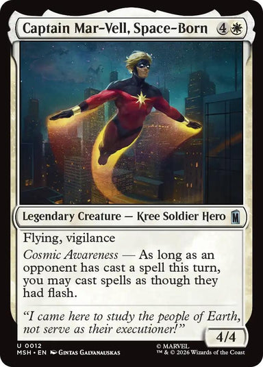 Image for Captain Mar-Vell, Space-Born (12) (Marvel Super Heroes) - Magic: The Gathering