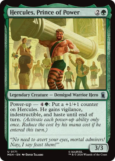 Image for Hercules, Prince of Power (171) (Marvel Super Heroes) - Magic: The Gathering