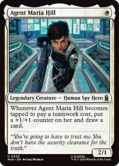Image for Agent Maria Hill (2) (Marvel Super Heroes) - Magic: The Gathering