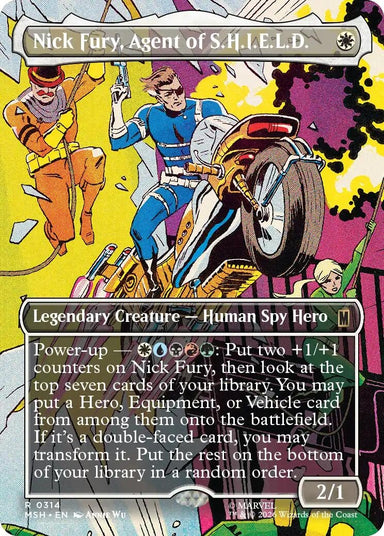 Image for Nick Fury, Agent of S.H.I.E.L.D. (Borderless) (314) (Marvel Super Heroes) - Magic: The Gathering