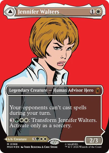 Image for Jennifer Walters (Borderless) (0388) (388) (Marvel Super Heroes) - Magic: The Gathering