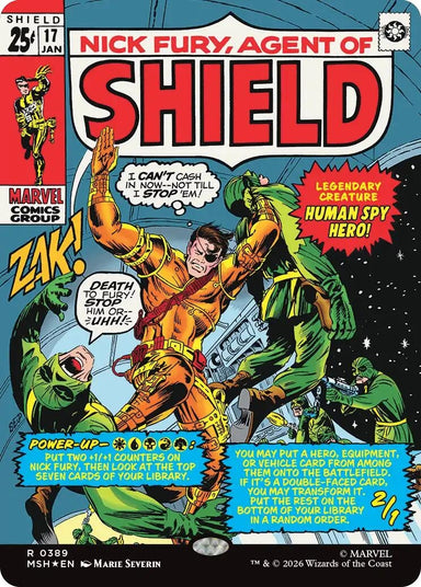 Image for Nick Fury, Agent of SHIELD (Borderless) (0389) (389) (Marvel Super Heroes) - Magic: The Gathering