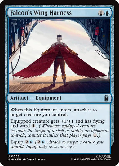 Image for Falcon's Wing Harness (53) (Marvel Super Heroes) - Magic: The Gathering