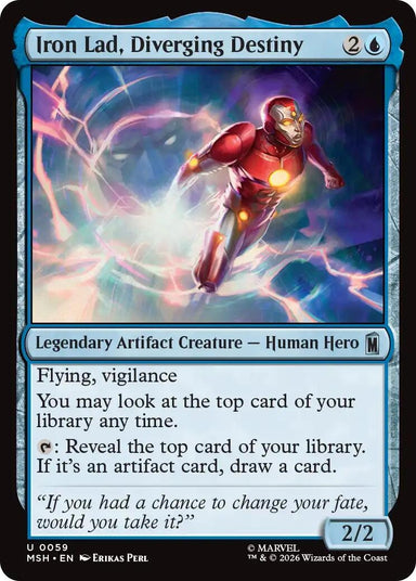Image for Iron Lad, Diverging Destiny (59) (Marvel Super Heroes) - Magic: The Gathering