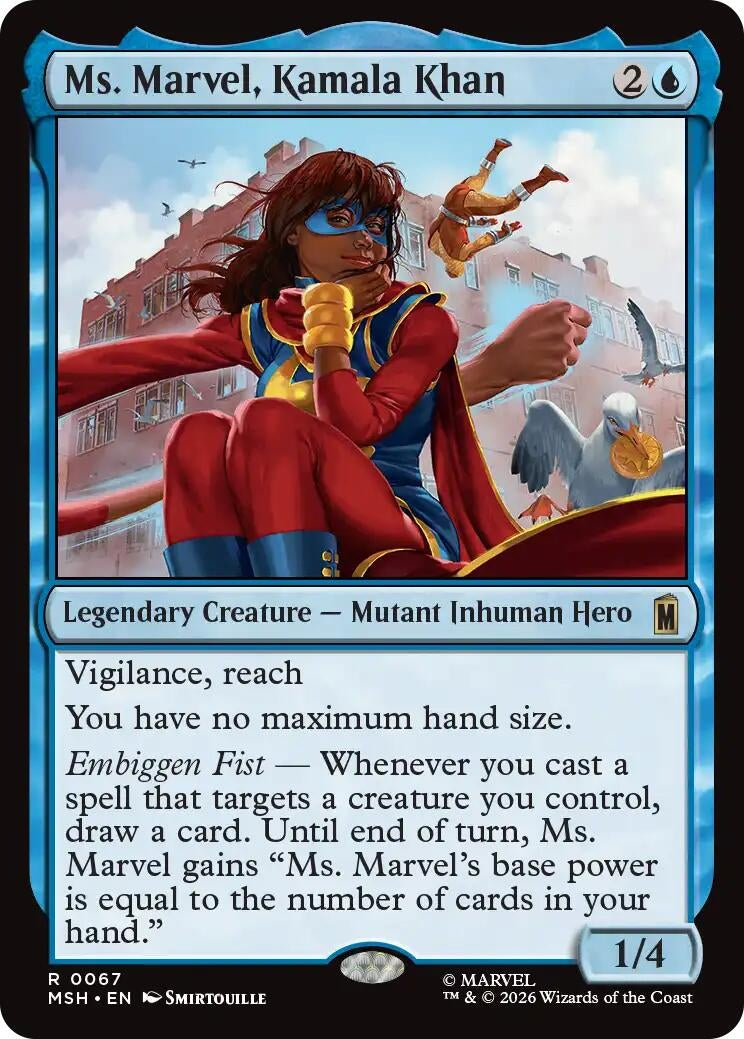 Image for Ms. Marvel, Kamala Khan (67) (Marvel Super Heroes) - Magic: The Gathering