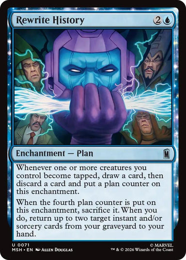 Image for Rewrite History (71) (Marvel Super Heroes) - Magic: The Gathering