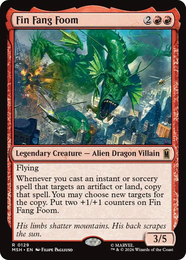 Image for Fin Fang Foom (129) (Marvel Super Heroes) - Magic: The Gathering