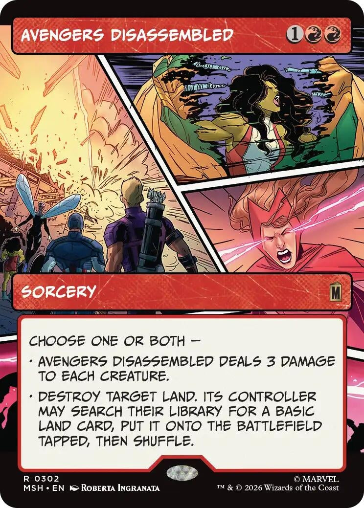 Image for Avengers Disassembled (Borderless) (302) (Marvel Super Heroes) - Magic: The Gathering