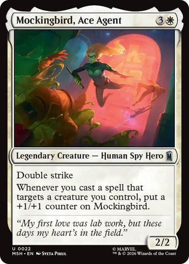 Image for Mockingbird, Ace Agent (22) (Marvel Super Heroes) - Magic: The Gathering