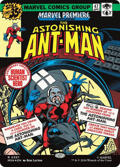 Image for The Astonishing Ant-Man (Borderless) (397) (Marvel Super Heroes) - Magic: The Gathering