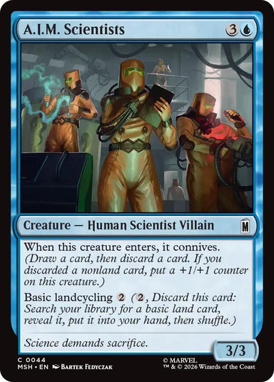 Image for A.I.M. Scientists (44) (Marvel Super Heroes) - Magic: The Gathering