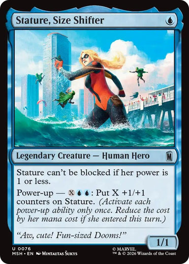 Image for Stature, Size Shifter (76) (Marvel Super Heroes) - Magic: The Gathering