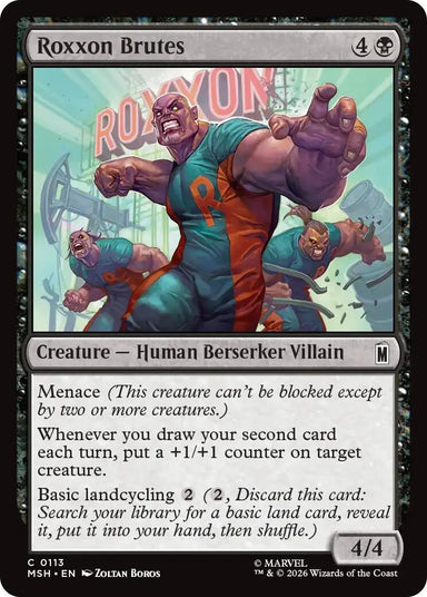 Image for Roxxon Brutes (113) (Marvel Super Heroes) - Magic: The Gathering