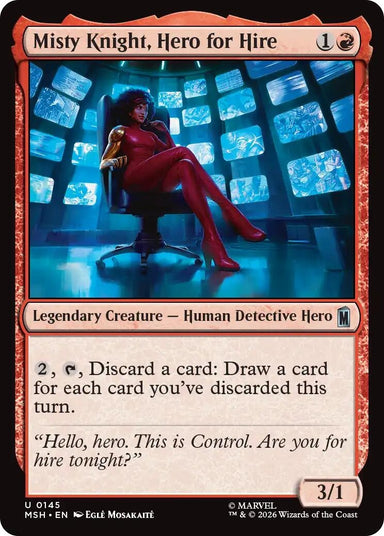 Image for Misty Knight, Hero for Hire (145) (Marvel Super Heroes) - Magic: The Gathering