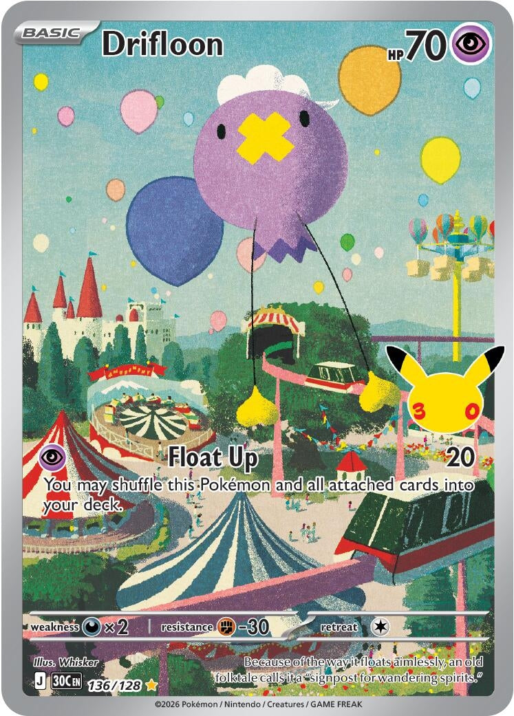 Drifloon (136/128) (ME: 30th Celebration)
