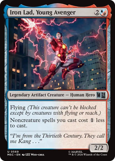Image for Iron Lad, Young Avenger (569) (Commander: Marvel Super Heroes) - Magic: The Gathering