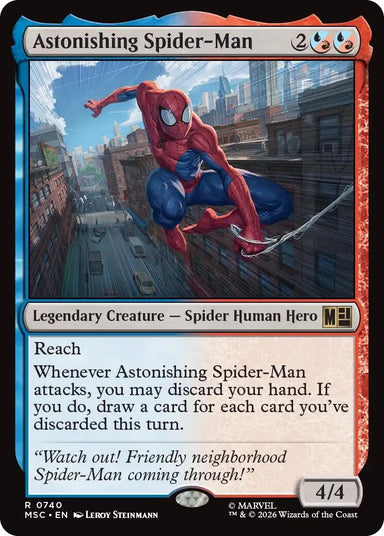 Image for Astonishing Spider-Man (740) (Commander: Marvel Super Heroes) - Magic: The Gathering