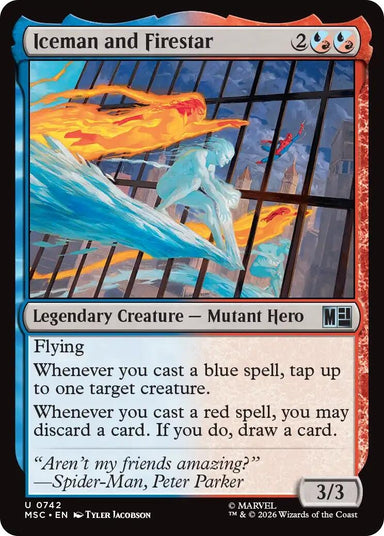 Image for Iceman and Firestar (742) (Commander: Marvel Super Heroes) - Magic: The Gathering