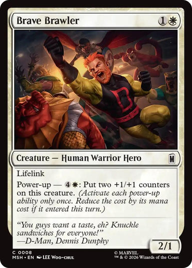 Image for Brave Brawler (8) (Marvel Super Heroes) - Magic: The Gathering