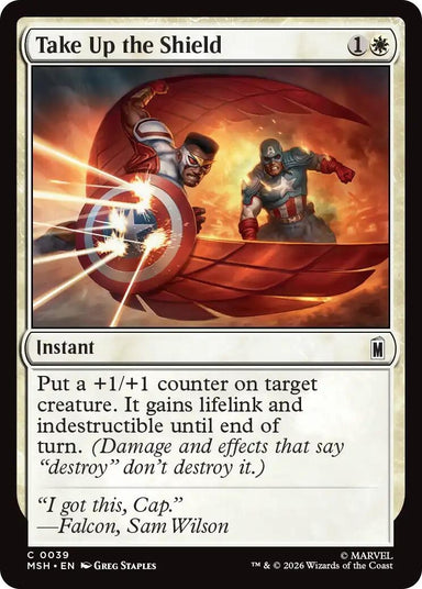 Image for Take Up the Shield (39) (Marvel Super Heroes) - Magic: The Gathering
