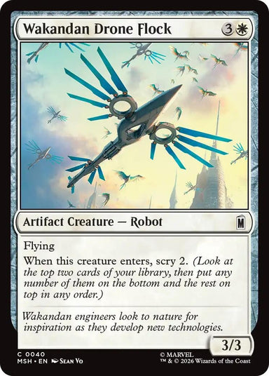 Image for Wakandan Drone Flock (40) (Marvel Super Heroes) - Magic: The Gathering