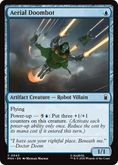 Image for Aerial Doombot (43) (Marvel Super Heroes) - Magic: The Gathering
