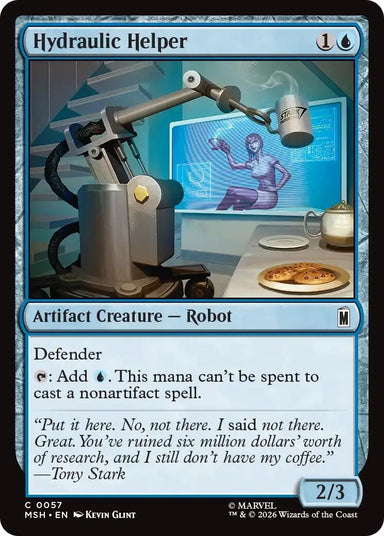 Image for Hydraulic Helper (57) (Marvel Super Heroes) - Magic: The Gathering