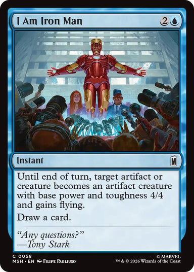 Image for I Am Iron Man (58) (Marvel Super Heroes) - Magic: The Gathering