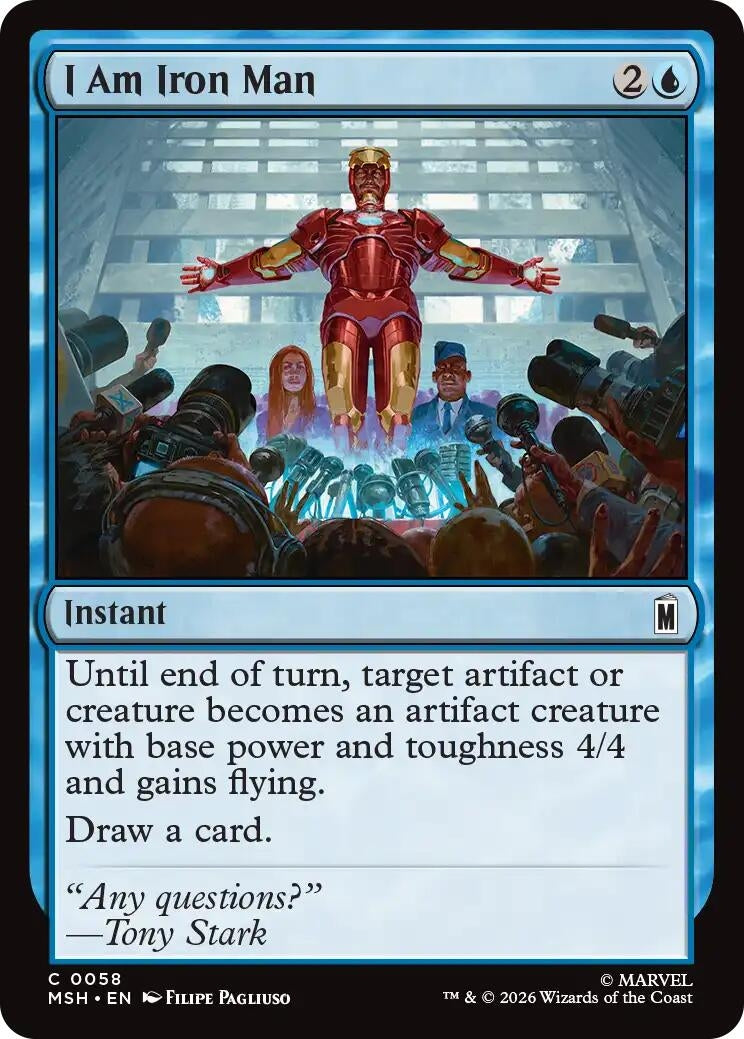 Image for I Am Iron Man (58) (Marvel Super Heroes) - Magic: The Gathering