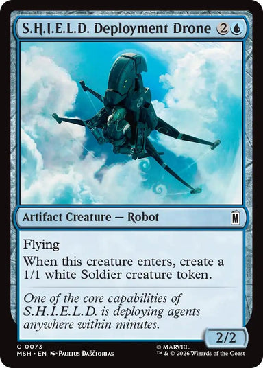 Image for S.H.I.E.L.D. Deployment Drone (73) (Marvel Super Heroes) - Magic: The Gathering