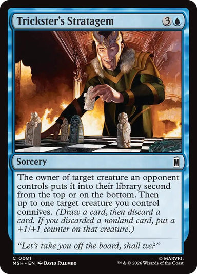 Image for Trickster's Stratagem (81) (Marvel Super Heroes) - Magic: The Gathering
