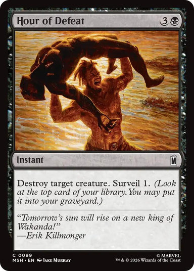 Image for Hour of Defeat (99) (Marvel Super Heroes) - Magic: The Gathering