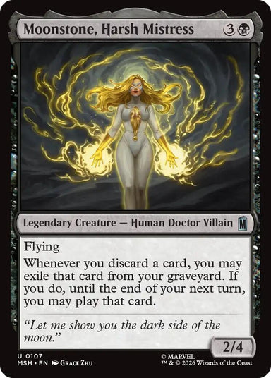 Image for Moonstone, Harsh Mistress (107) (Marvel Super Heroes) - Magic: The Gathering