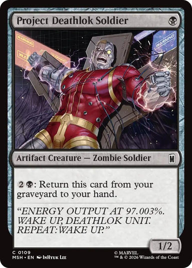 Image for Project Deathlok Soldier (109) (Marvel Super Heroes) - Magic: The Gathering