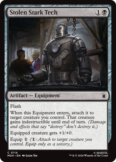 Image for Stolen Stark Tech (114) (Marvel Super Heroes) - Magic: The Gathering