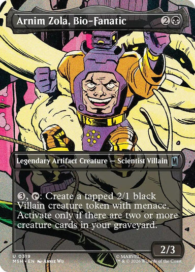 Image for Arnim Zola, Bio-Fanatic (Borderless) (319) (Marvel Super Heroes) - Magic: The Gathering