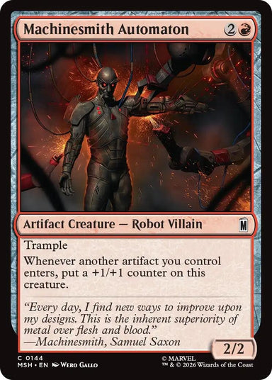 Image for Machinesmith Automaton (144) (Marvel Super Heroes) - Magic: The Gathering