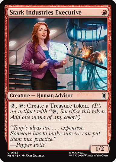 Image for Stark Industries Executive (153) (Marvel Super Heroes) - Magic: The Gathering