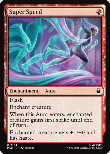 Image for Super Speed (154) (Marvel Super Heroes) - Magic: The Gathering