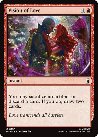Image for Vision of Love (158) (Marvel Super Heroes) - Magic: The Gathering