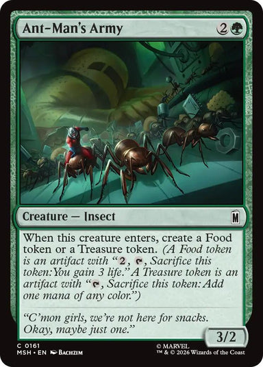 Image for Ant-Man's Army (161) (Marvel Super Heroes) - Magic: The Gathering