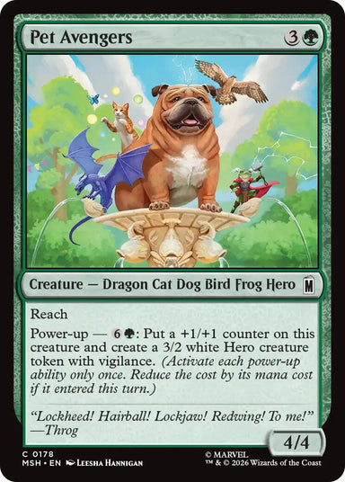 Image for Pet Avengers (178) (Marvel Super Heroes) - Magic: The Gathering