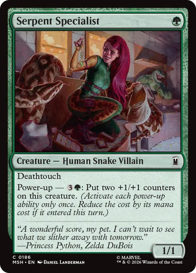 Image for Serpent Specialist (186) (Marvel Super Heroes) - Magic: The Gathering