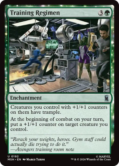 Image for Training Regimen (192) (Marvel Super Heroes) - Magic: The Gathering