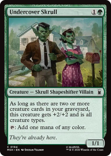 Image for Undercover Skrull (194) (Marvel Super Heroes) - Magic: The Gathering