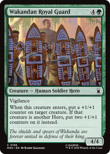 Image for Wakandan Royal Guard (195) (Marvel Super Heroes) - Magic: The Gathering