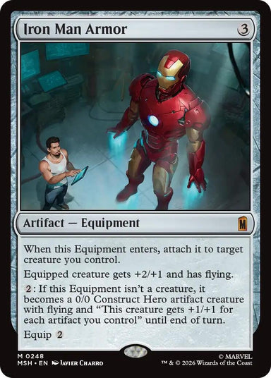 Image for Iron Man Armor (248) (Marvel Super Heroes) - Magic: The Gathering