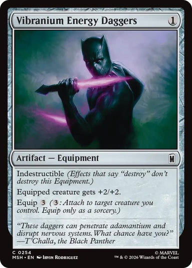 Image for Vibranium Energy Daggers (254) (Marvel Super Heroes) - Magic: The Gathering
