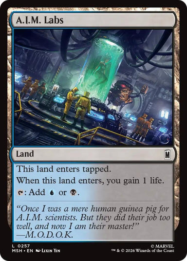 Image for A.I.M. Labs (257) (Marvel Super Heroes) - Magic: The Gathering
