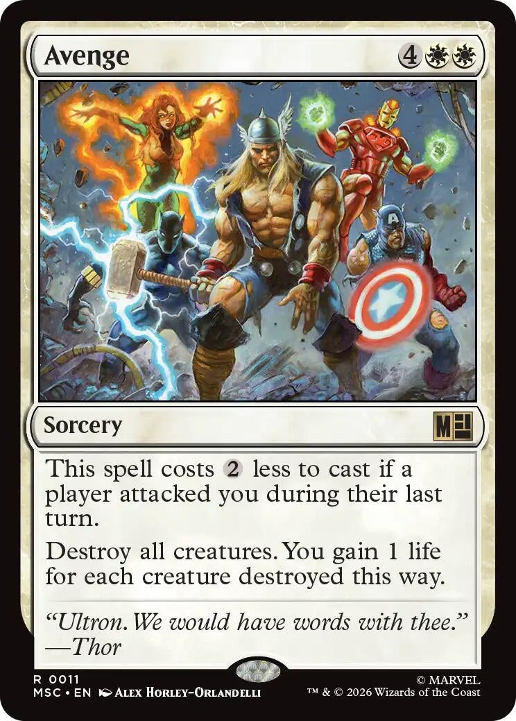 Image for Avenge (11) (Commander: Marvel Super Heroes) - Magic: The Gathering